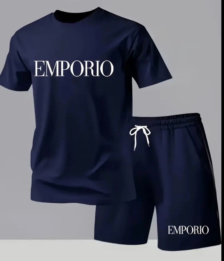 Men’s casual top & shorts | inspired by Emporio fashion