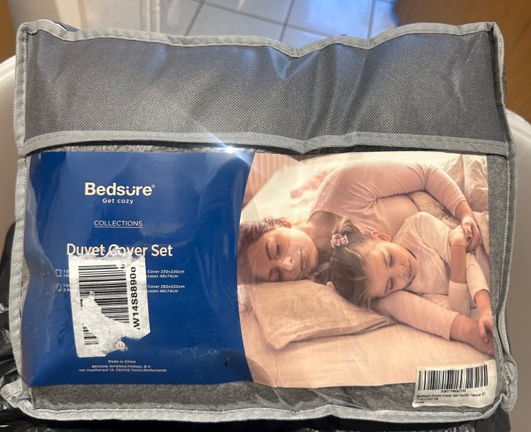 Duvet Teddy Fleece Cover and Pillowcase Set