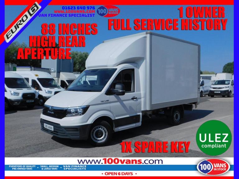 2019 MAN TGE 2.0 TDI 180PS EURO6 RARE LUTON CHASSIS CAB Diesel Manual