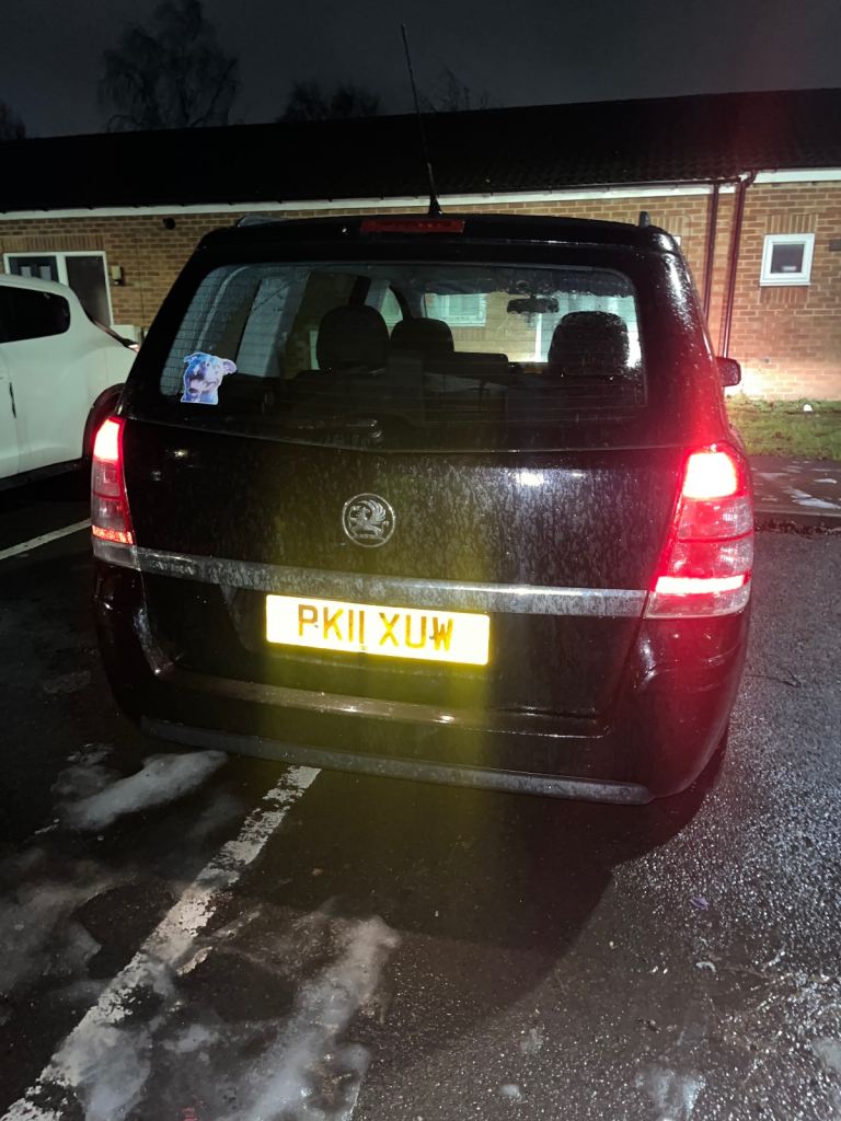 Vauxhall, ZAFIRA, MPV, 2011, Manual, 1686 (cc), 5 doors