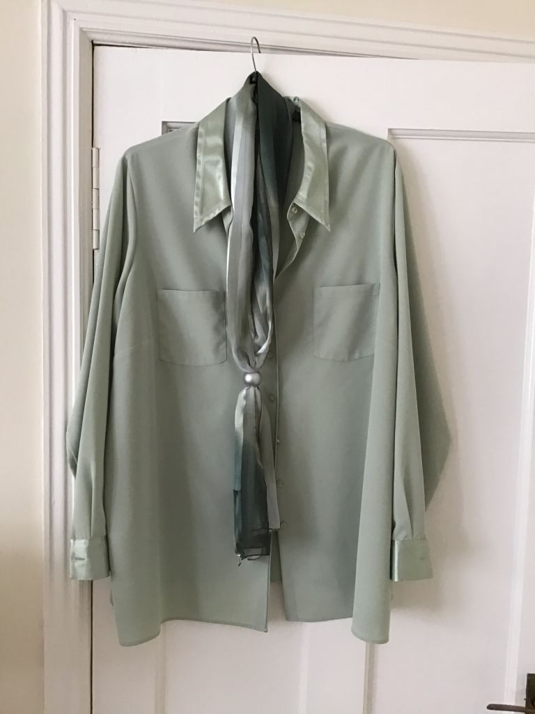 Women’s Smart Blouse with Scarf