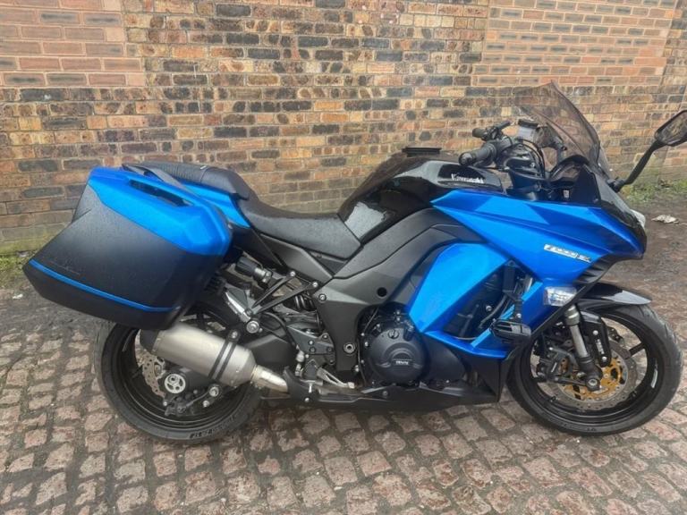 Kawasaki Z1000 ZX1000, Z1000Sx Ninja 2018, Blue, Panniers, Sports Tourer
