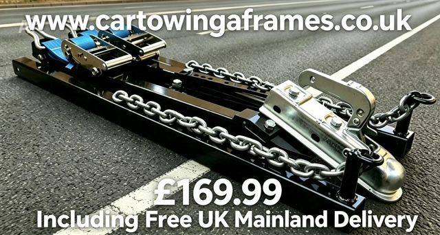 Car Towing A Frame Recovery Dolly Trailer 2.6Ton (Heavy Duty) One Man Tow Frame BRAND NEW!