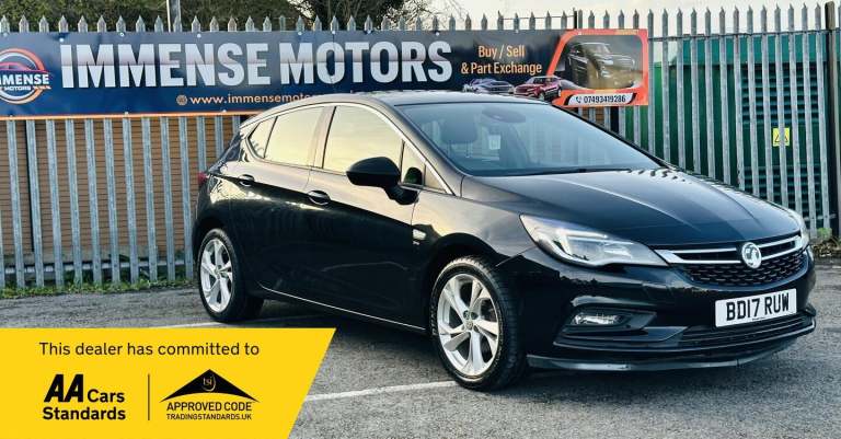 2017 Vauxhall Astra 1.4T 16V 150 SRi 5dr HATCHBACK PETROL Manual