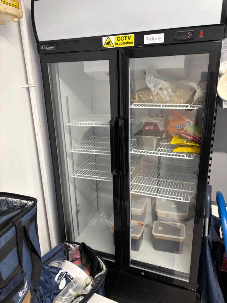 Blizzard Double Door Display Fridge – Good Condition