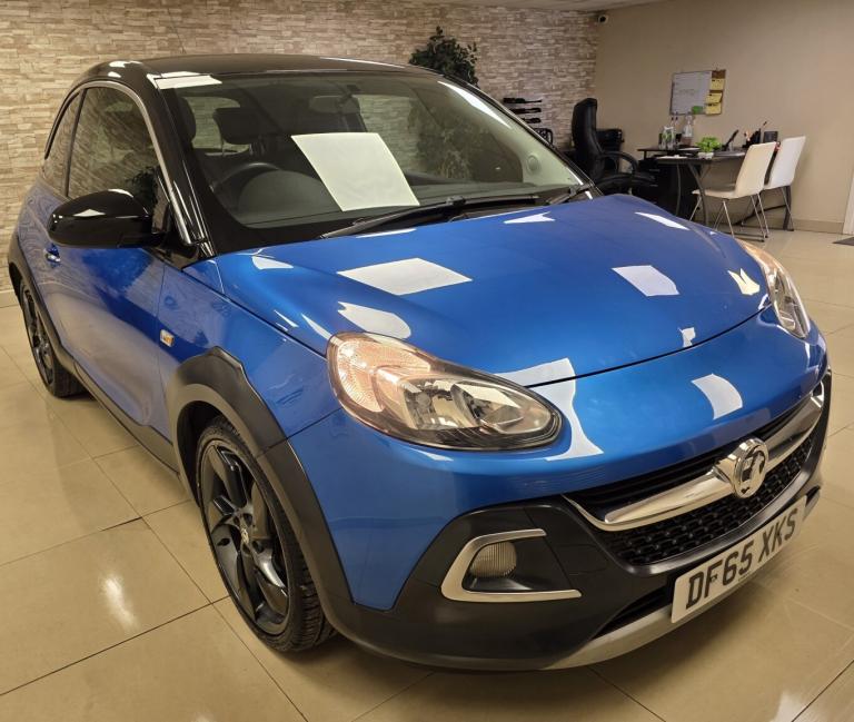 VAUXHALL ADAM 1.4 i ROCKS Blue Manual Petrol WARRANTY 12 MONTHS MOT