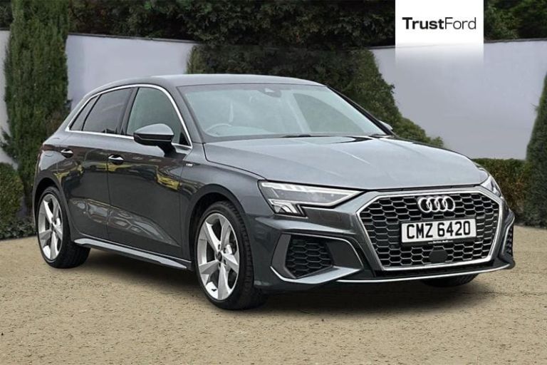 2023 Audi A3 S Line**FRONT & REAR SENSORS - LEATHER SEATS - APPLE CARPLAY - SAT NAV - CR Hatchbac...