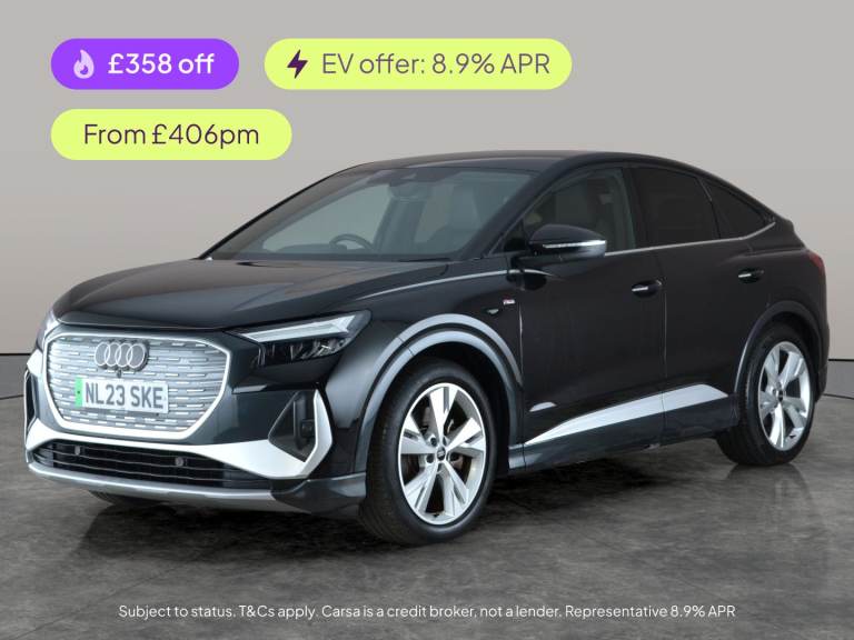 2023 Audi Q4 e-tron 40 S line Sportback 5dr Electric Auto 82kWh (204 ps) - LANE DEPARTURE  - BL S...