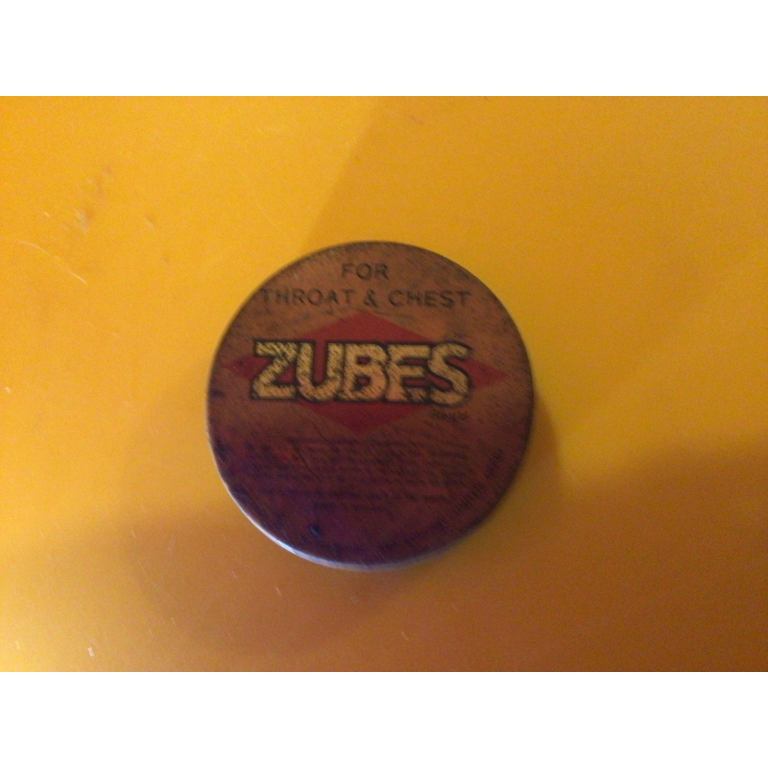 Vintage Zubes tin 