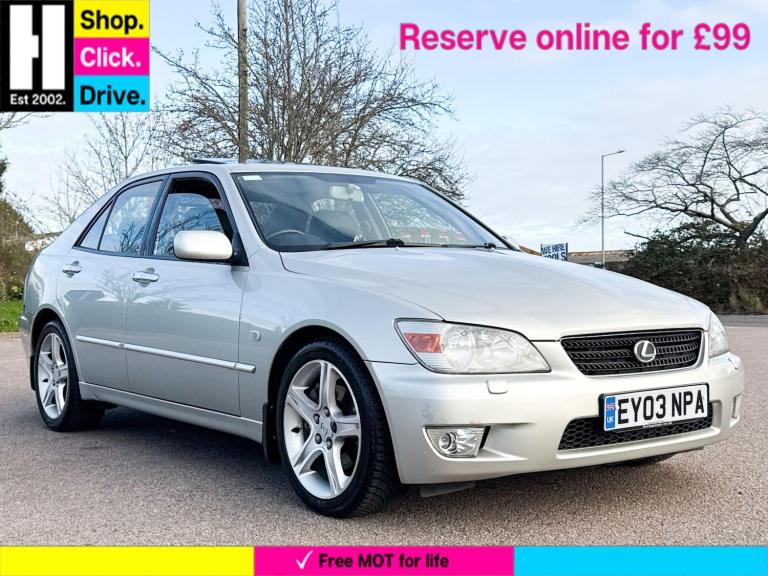 2003 Lexus IS 2.0 200 SE Saloon 4dr Petrol Automatic (232 g/km, 153 bhp) SALOON Petrol Automatic
