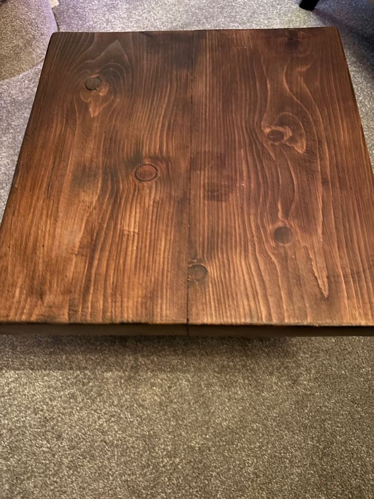 Small coffee/side table - made of solid wood 