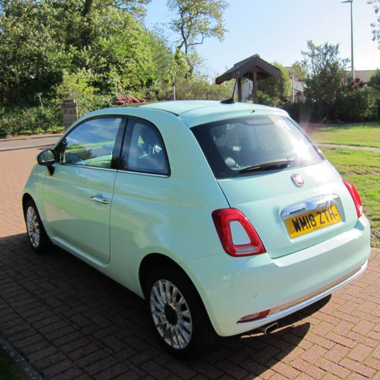 Fiat 500 1.2 Lounge 2018 in smooth mint Manual, 1242 (cc), 3 doors