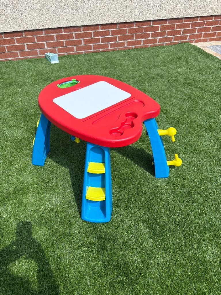 Colourful Kids Activity/Drawing Table - Good Condition