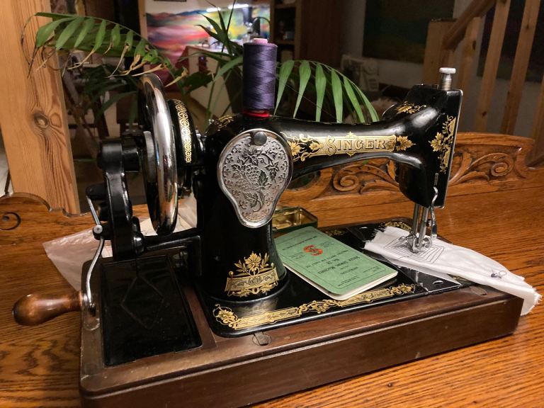 Vintage sewing machine