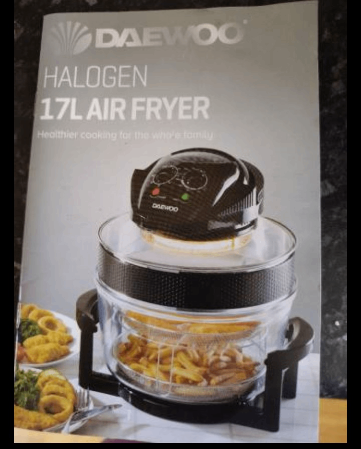 Daewoo 17L Halogen Air Fryer Low Fat Oven