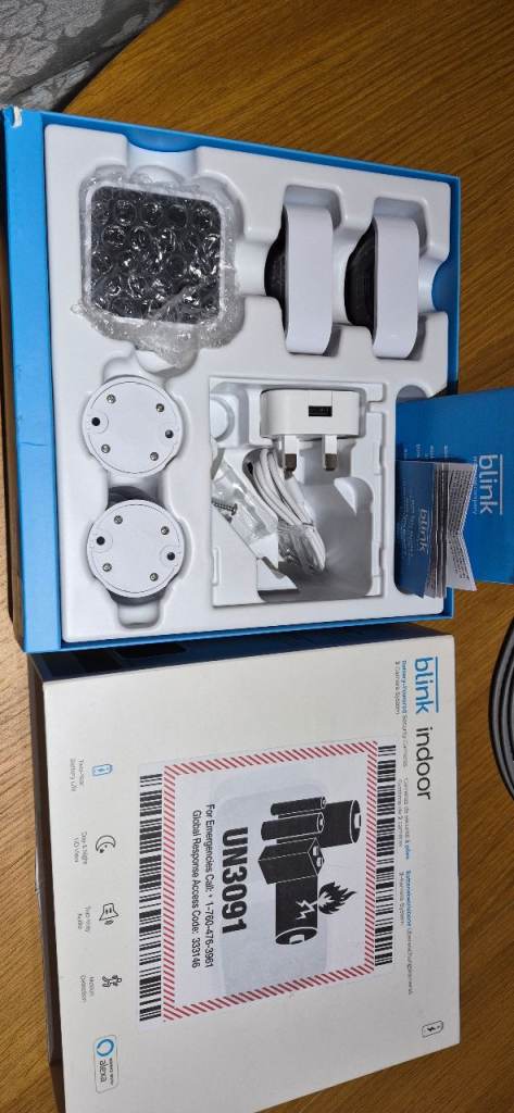 Brand New in Box Blink indoor Cameras with Sync 2 module