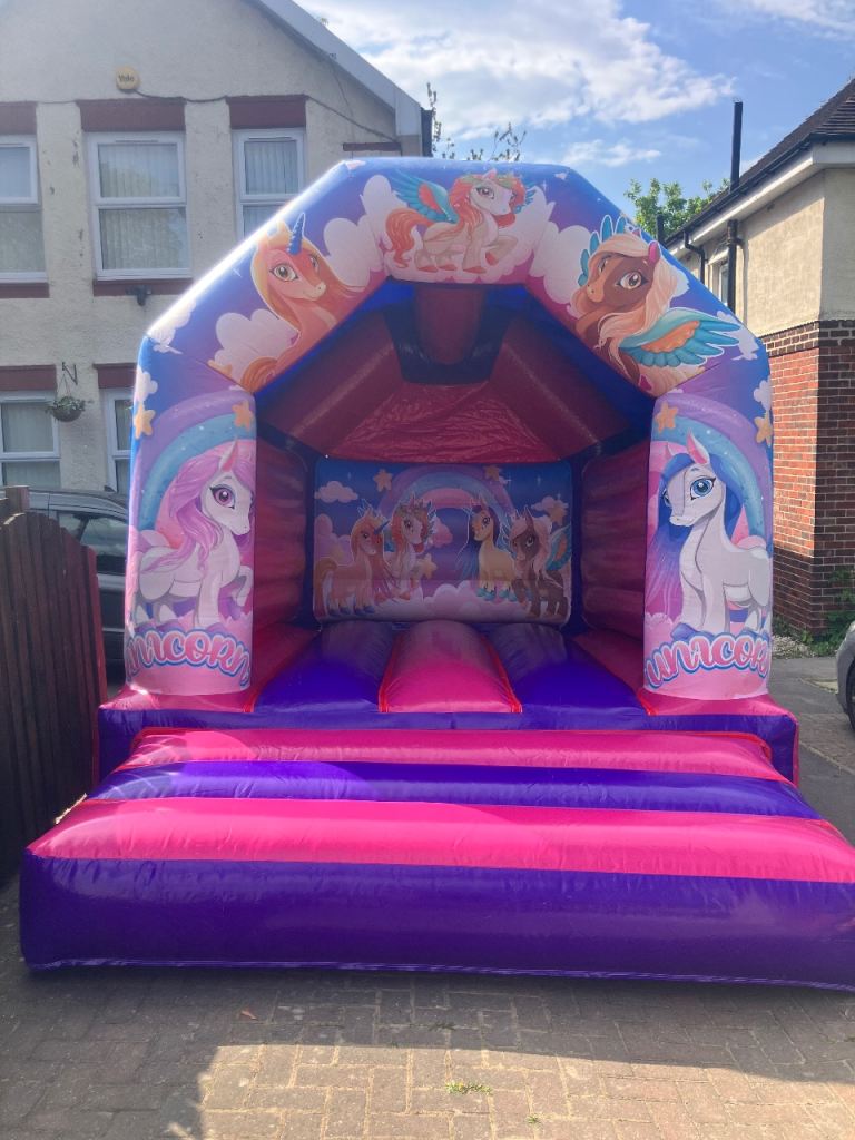 Bouncy castles versus one’s £70 disco one £100 book now