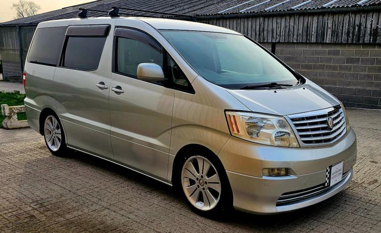Toyota Alphard camper 2004 2.4D auto 161k 2 berth 5 belts