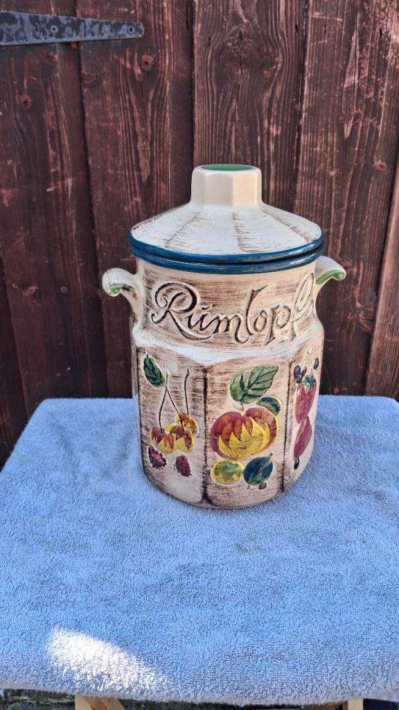 Vintage Large Rumtopf Jar, West Germany,