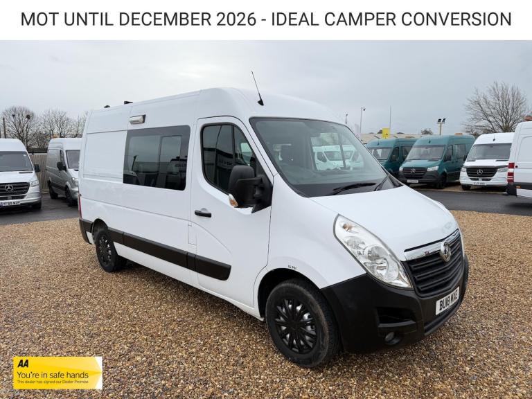 2018 Vauxhall Movano 2.3 CDTi 3500 Panel Van 5dr Diesel Manual FWD L2 H2 Euro 6 (130 ps) Panel Va...