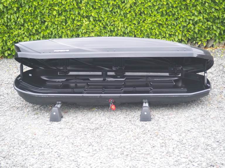 Genuine Porsche Roof Box + Roof Bars in Near New Condition with Porsche Bars Storage Bag
