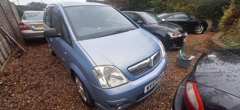 2007 Vauxhall Meriva 1.6i 16v Design MPV 5dr Petrol Manual (a/c) (159 g/km  104