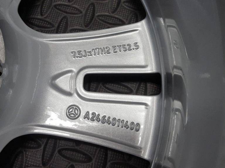 MERCEDES A B CLASS CLA 1X 17'' GENUINE SILVER REFURBISHED ALLOY WHEEL S620S