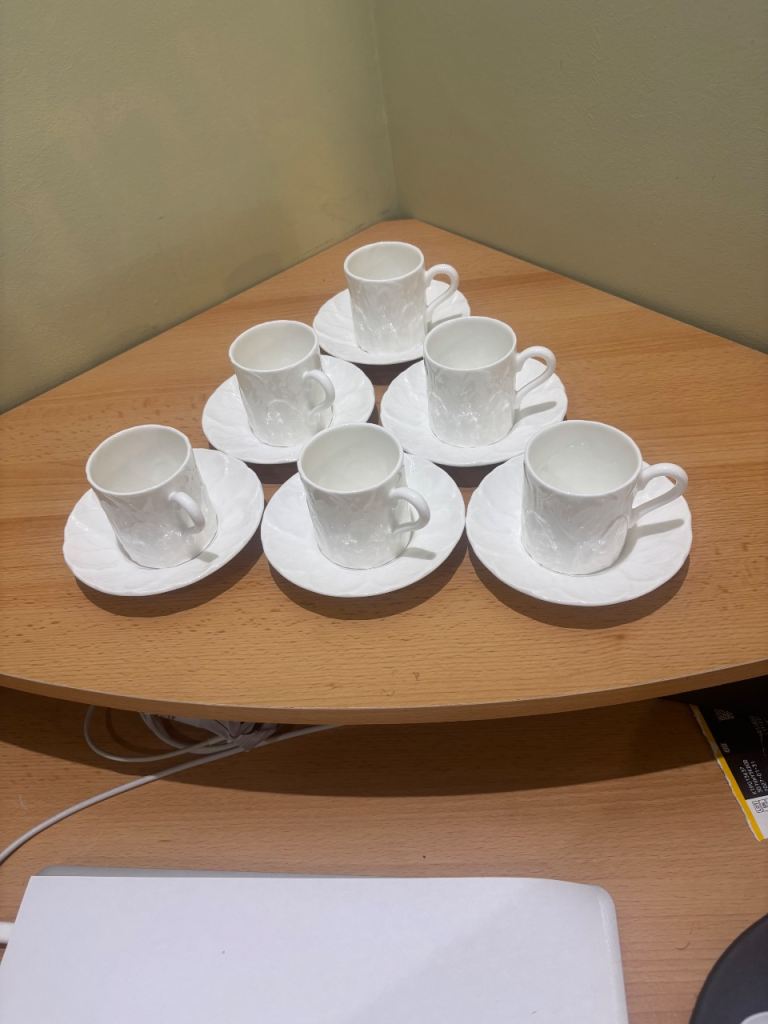 Wedgewood Countryware Coffee Cups and Saucers