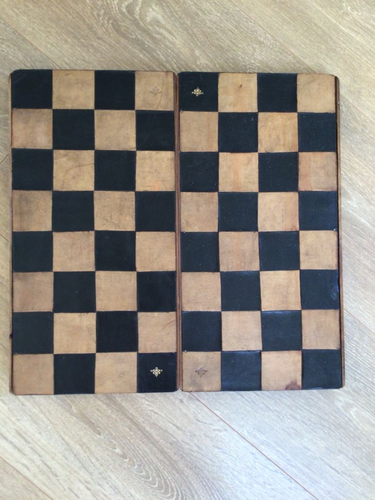 Chess board and storage box