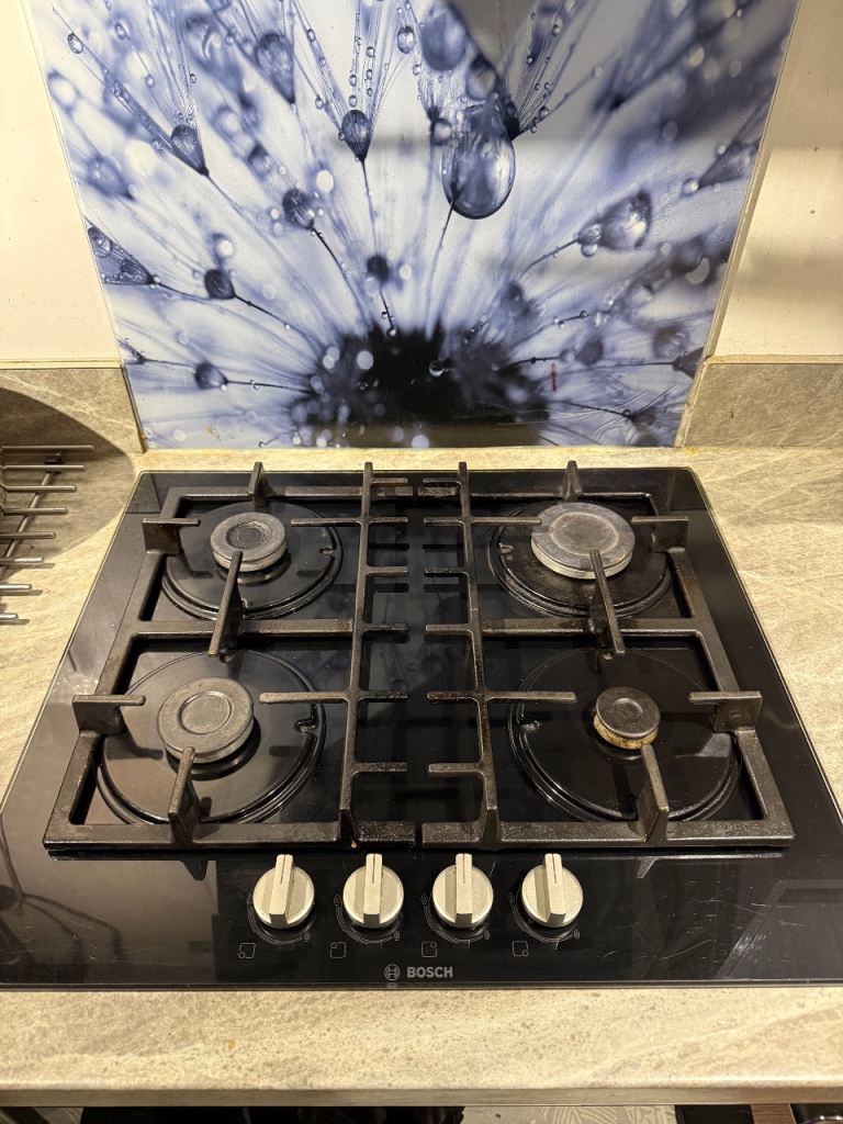 Bosch Black Gas Hob