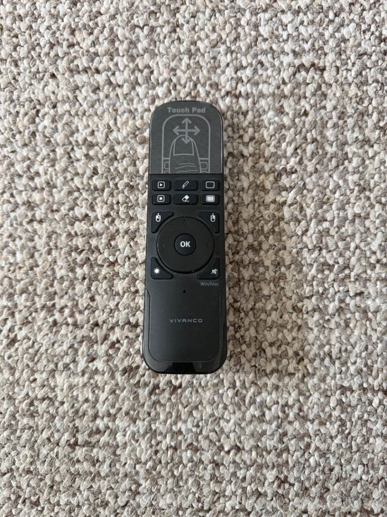 Vivanco Wireless Presenter with Laser Touchpad Remote (Model 36658)