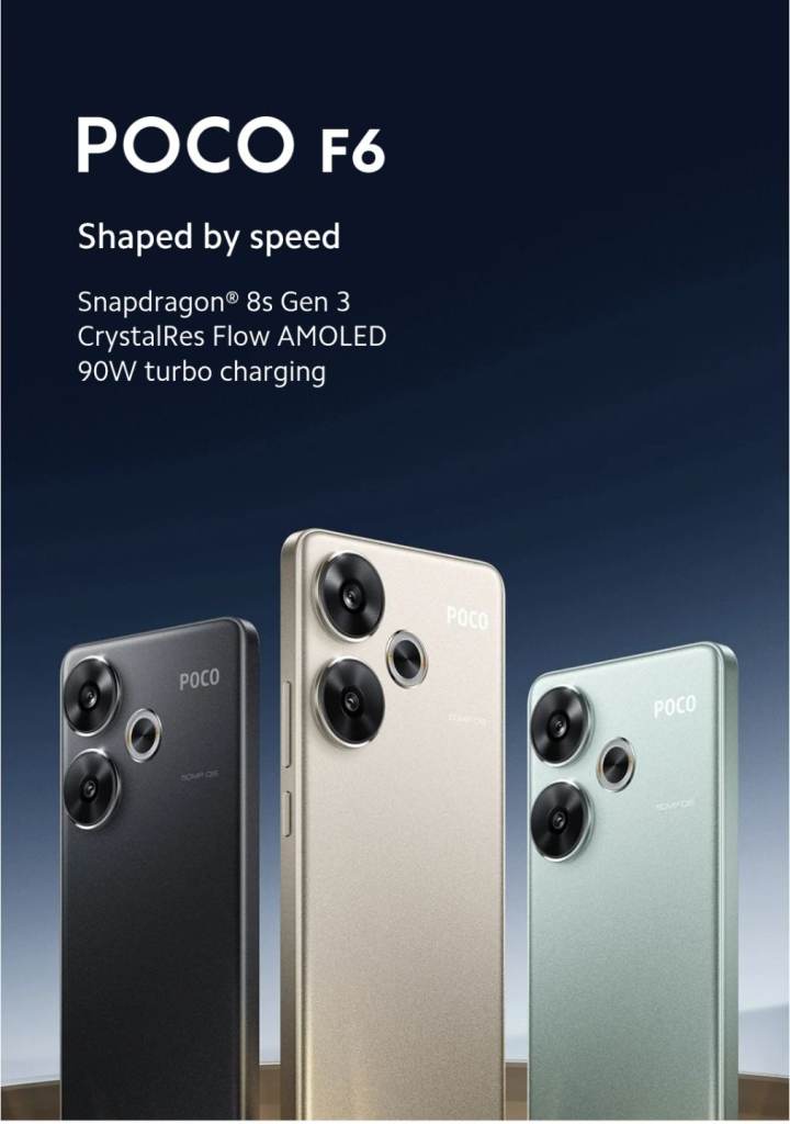 Poco F6 12GB+512GB Titanium