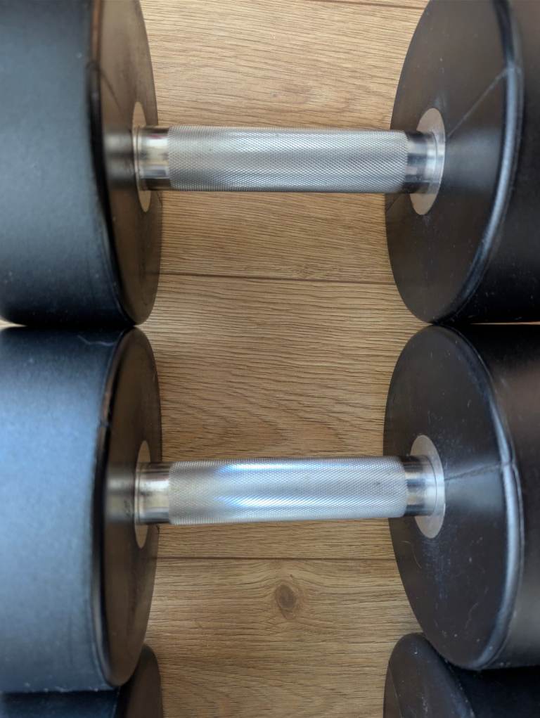 Dumbbells - pair of 20kg and pair of 28kg