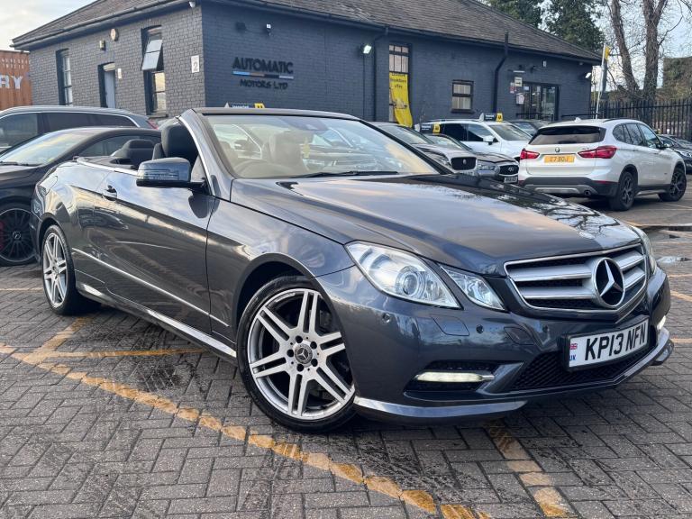 2013 Mercedes-Benz E Class 2.1 E250 CDI BlueEfficiency Sport Cabriolet 2dr