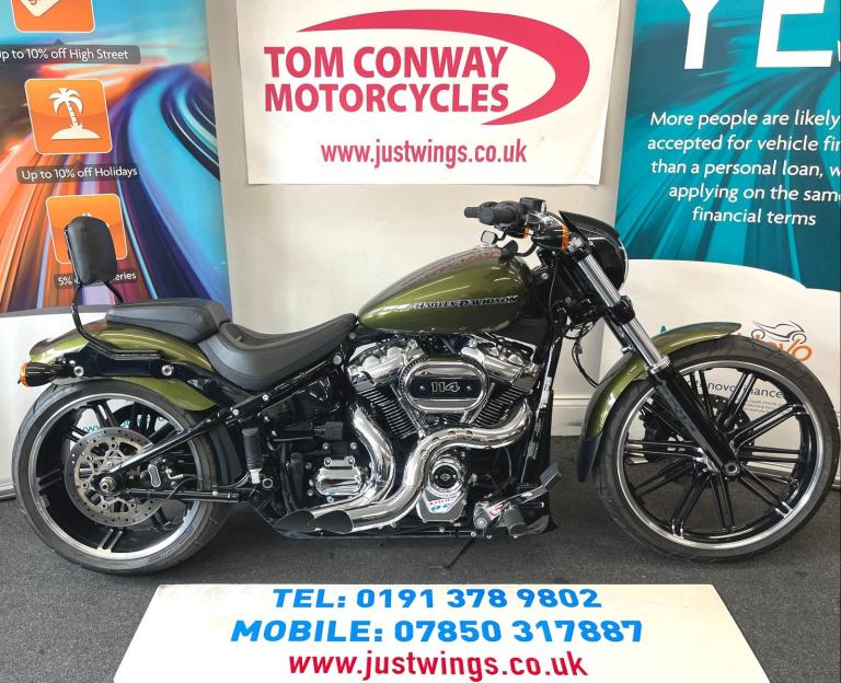 HARLEY DAVIDSON FXBRS BREAKOUT 114, 2022(22), 2 OWNERS, 4,711 MILES, £17,495
