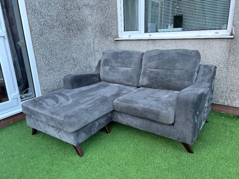 Grey DFS 3 seater sofa with chaise (left or right) DELIVERY AVAILABLE 