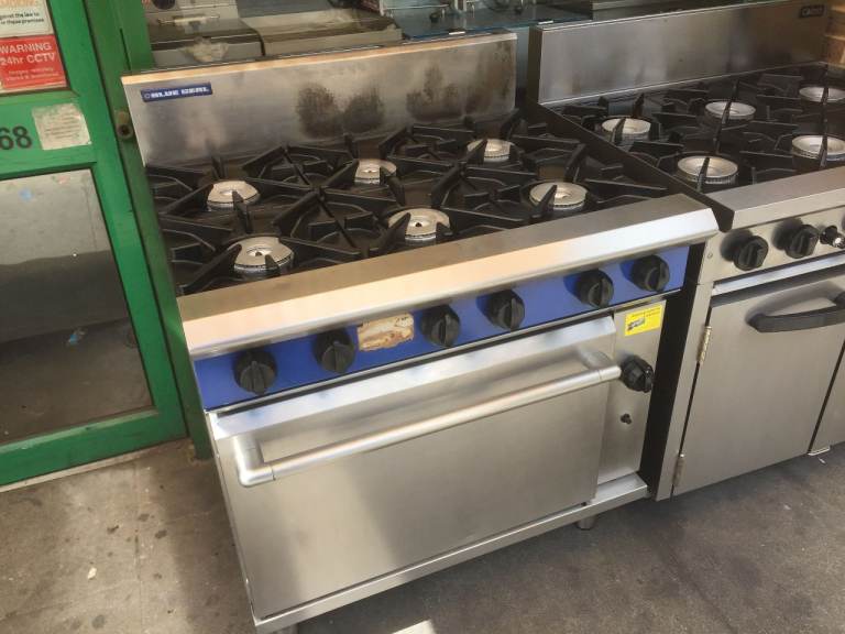  BLUESEAL CATERING Commercial Stainless Steel Gas Cooker with Oven – CAFE RESTAURANT SHOP