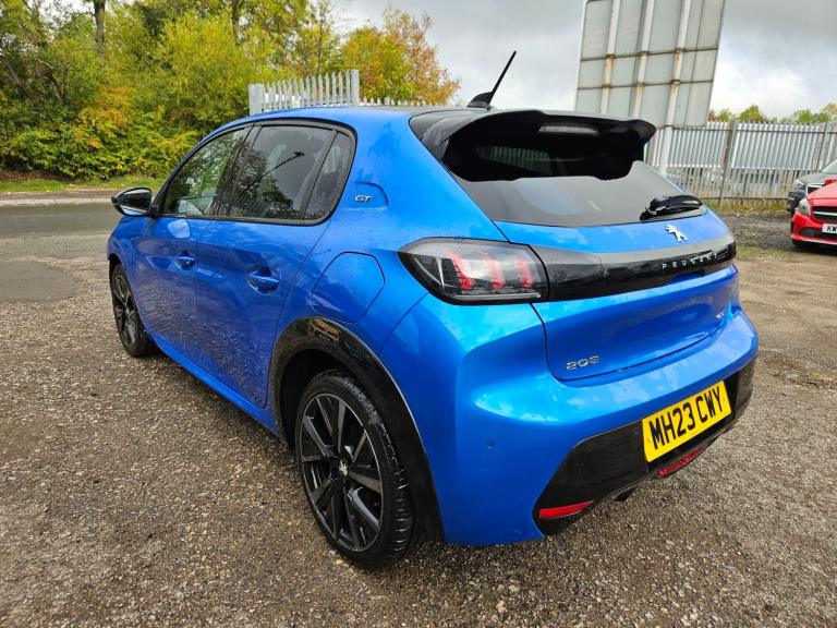 2023 PEUGEOT 208 1.2 PureTech 100 GT 5dr EAT8 Auto Blue Damaged Salvage