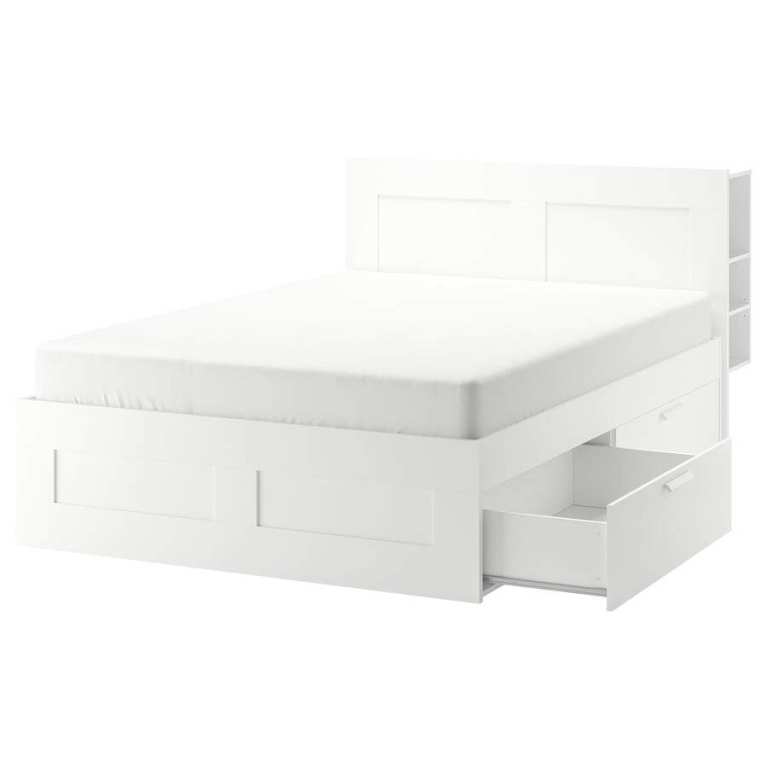 Ikea king bed frame with storage 