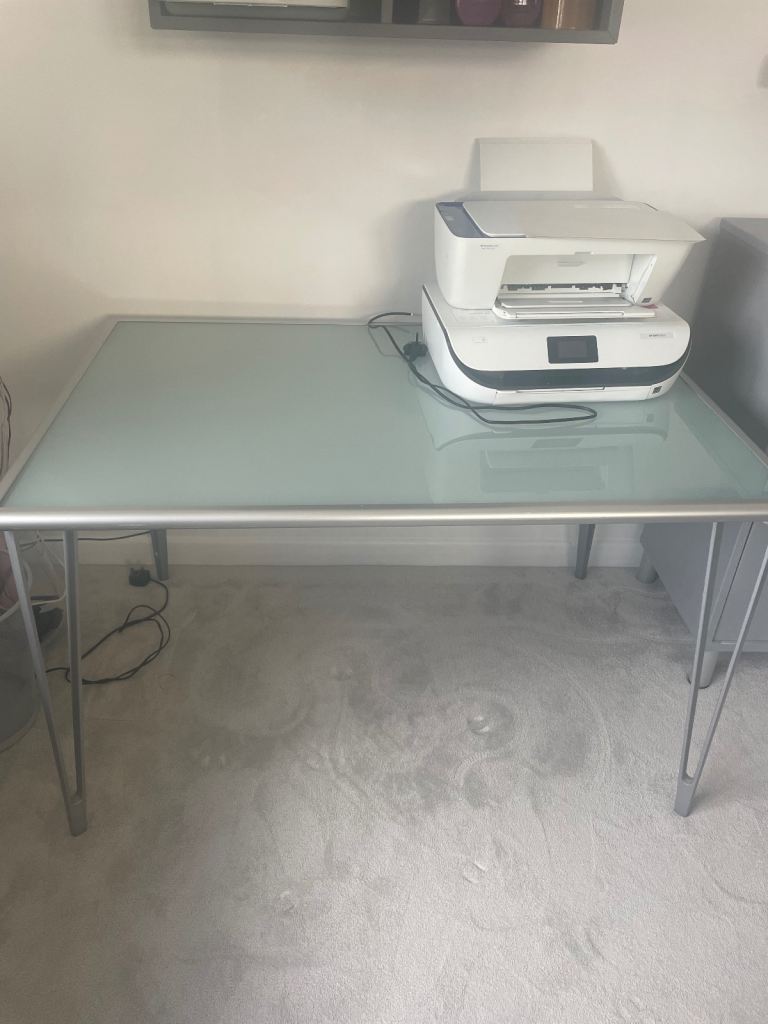 image for IKEA Opaque glass top Table