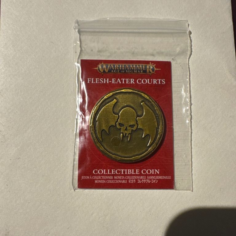 Flesh eater courts coin