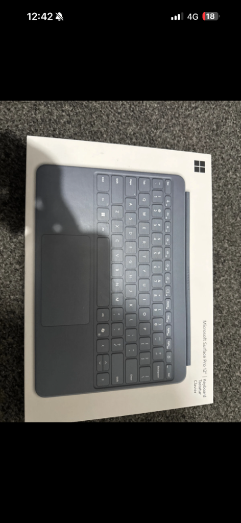 Microsoft surface pro 12” keyboard 