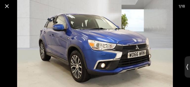 2017 Mitsubishi ASX 1.6 3 5dr HATCHBACK DIESEL Manual