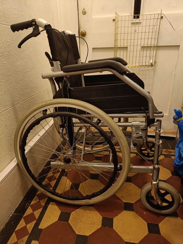 image for Manual Wheelchair, self-propelled, foldable for transport