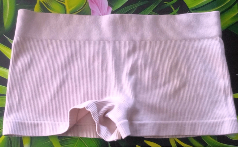 New Seamless Baby Pink Ribbed Briefs Boxer Underwear Knickers- Size 6-8/XS.TO POST ONLY!