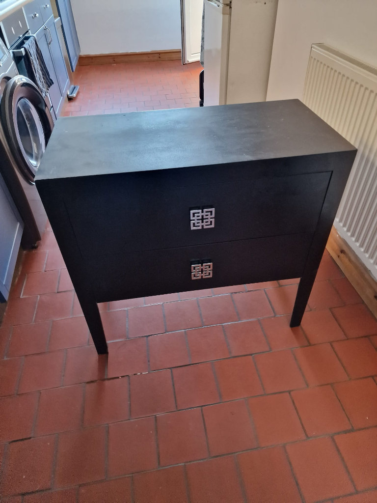 image for Upcycled black drawers 