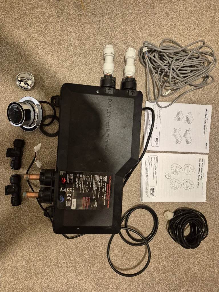 Mira digital LP mixing valve & dual mode button