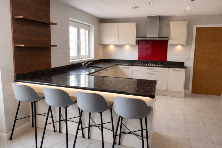 2nd Hand Kitchens international kitchen with granite worktop