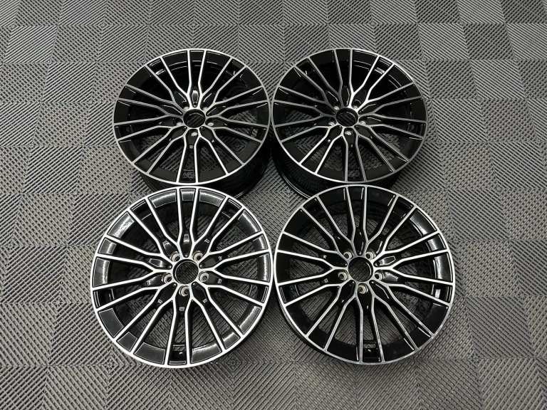 19" Inch Straight Spoke Mercedes Style Alloy Wheels C E S CLASS W204 W205 W212 W213 5X112 W221 W222