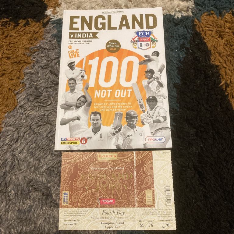 Cricket memorabilia 